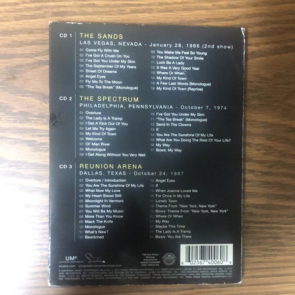 Frank Sinatra: Standing Room Only 3 disc set - Picture 2 of 11